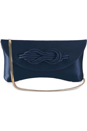 SHANGHAI TANG Knot-detail clutch bag