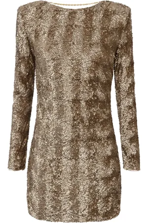 Elisabetta Franchi Sequin-embellished tulle mini dress