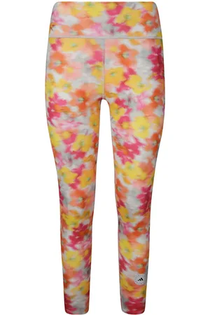 adidas Floral-print performance leggings