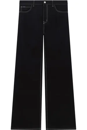 Courrèges Mid-rise wide leg jeans