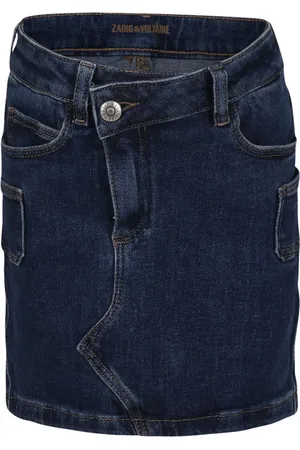 Zadig & Voltaire Asymmetric denim skirt