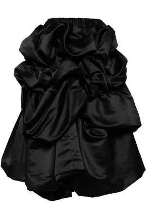 Comme des Garçons Ruched midi skirt