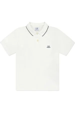 C.P. Company Logo-embroidered polo shirt