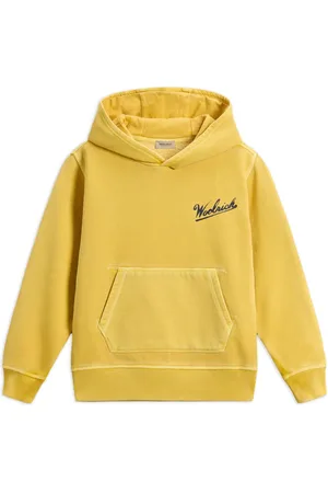 Woolrich Garment-dyed cotton hoodie