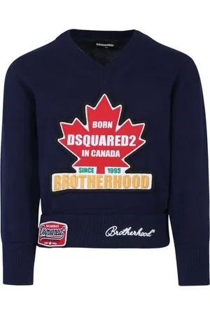 Dsquared2 Maple leaf-appliqué jumper
