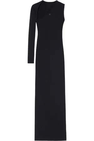Courrèges Ribbed-knit maxi dress