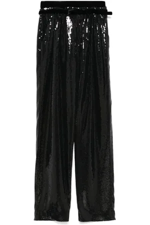 Emporio Armani Sequin-embellished trousers