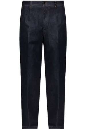 Dolce & Gabbana Logo-plaque straight-leg jeans