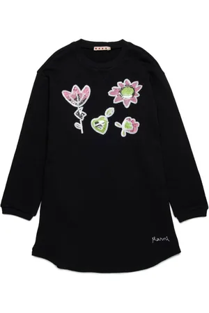 Marni Sequin-embellished cotton dress