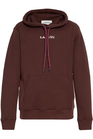 Lanvin Logo-embroidered hoodie