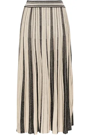 ZIMMERMANN Metallic midi skirt