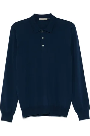 corneliani Virgin wool polo sweater