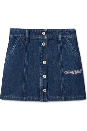 OFF-WHITE Bookish denim skirt