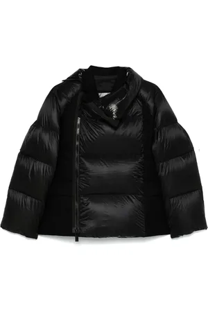 SACAI Wool-panels puffer jacket