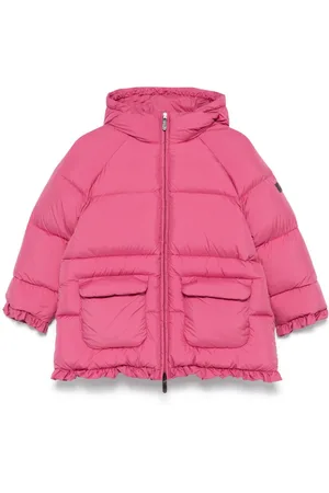 Il gufo Logo-patch padded coat