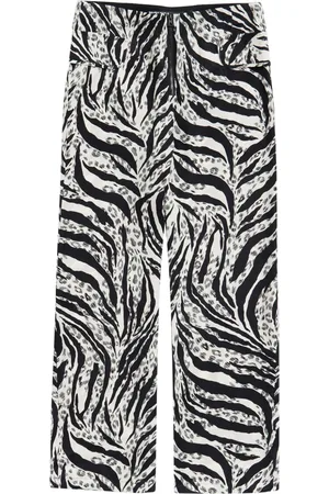 Bimba y Lola Zebra-print trousers