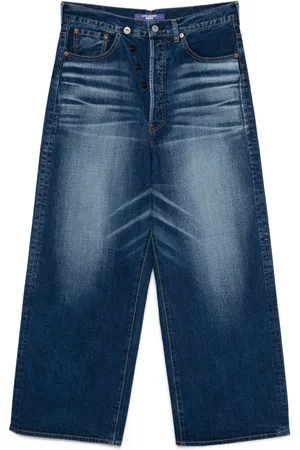 JUNYA WATANABE Whiskering-effect jeans