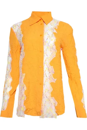 CHRISTOPHER ESBER Crimped Lace shirt
