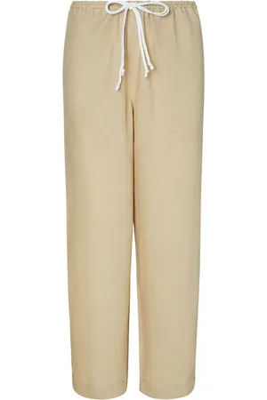 Tory Burch Linen straight trousers