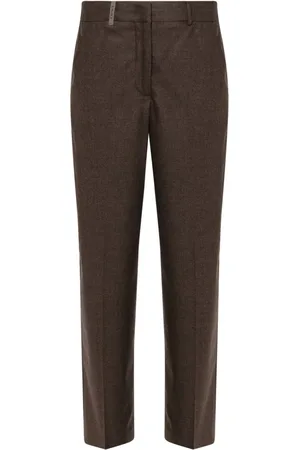 PESERICO SIGN Pressed-crease trousers
