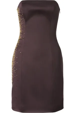 GENNY Stud-embellished mini dress