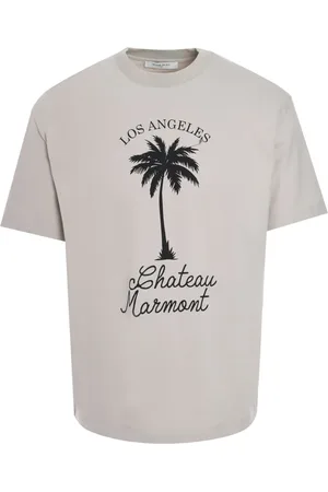 Ih Nom Uh Nit Palm-print cotton T-shirt