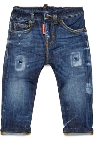 Dsquared2 Distressed straight-leg jeans