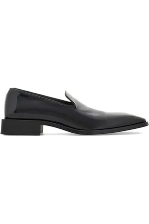 Salvatore Ferragamo Square-toe leather loafers