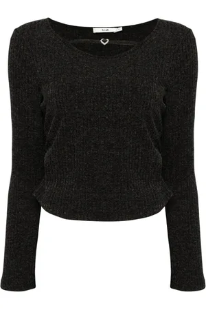 B+AB Cut-out ribbed top