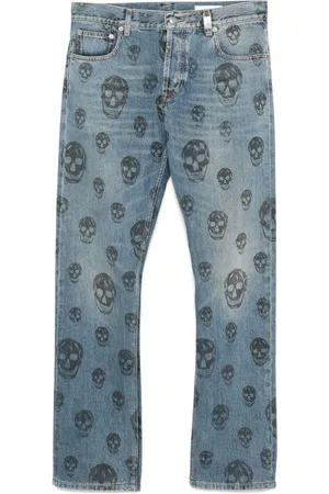 Alexander McQueen Skull-print jeans