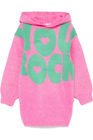 Billieblush Slogan-print dress