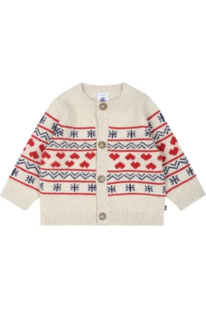 Petit Bateau Jacquard cardigan