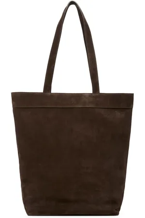MARSÈLL Open-top suede tote bag