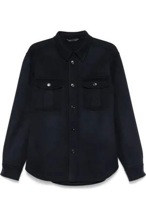 BRIONI Felted shirt jacket