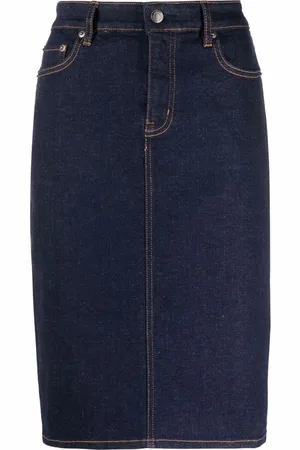 Ralph Lauren High-rise denim skirt