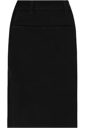 LEMAIRE Denim midi skirt