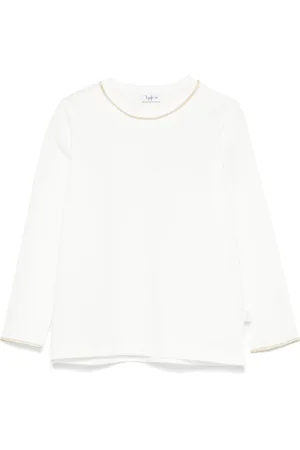 Il gufo Lurex-detailing T-shirt