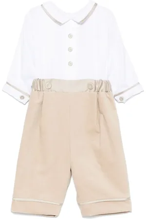 LA STUPENDERIA Panelled romper