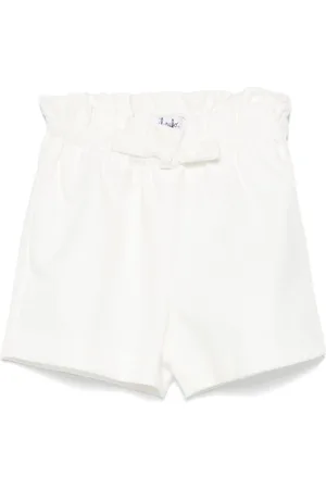 Il gufo Bow-detail shorts