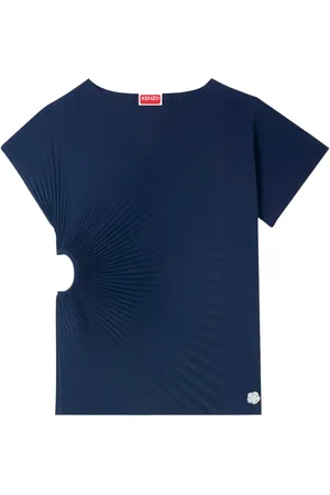 Kenzo Sunray-pleated T-shirt