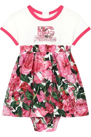Dolce & Gabbana Rose-print dress