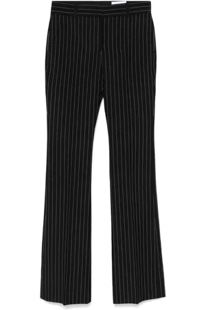 Alexander McQueen Pinstriped straight trousers