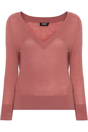 Liu Jo Logo-appliqué sweater