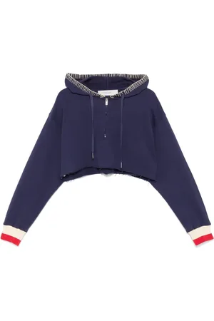 Golden Goose Half-zip cropped hoodie