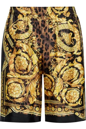 VERSACE Barocco silk shorts