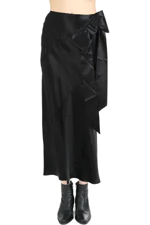 Simone Rocha Spiral bow-detail midi skirt
