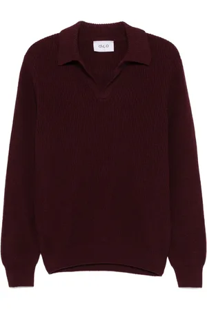 D4.0 Virgin wool polo sweater