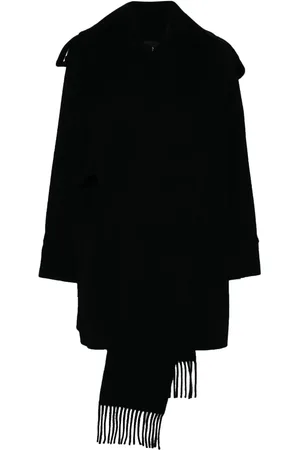 GOEN.J Double-faced muffler-collared jacket