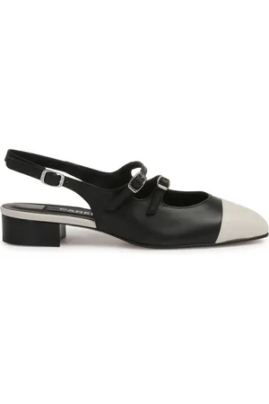 Carel 20mm Abricot leather ballerina shoes