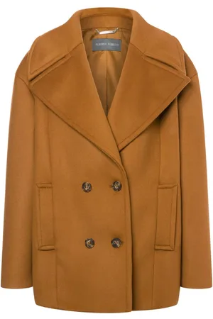Alberta Ferretti Double-breasted felted coat